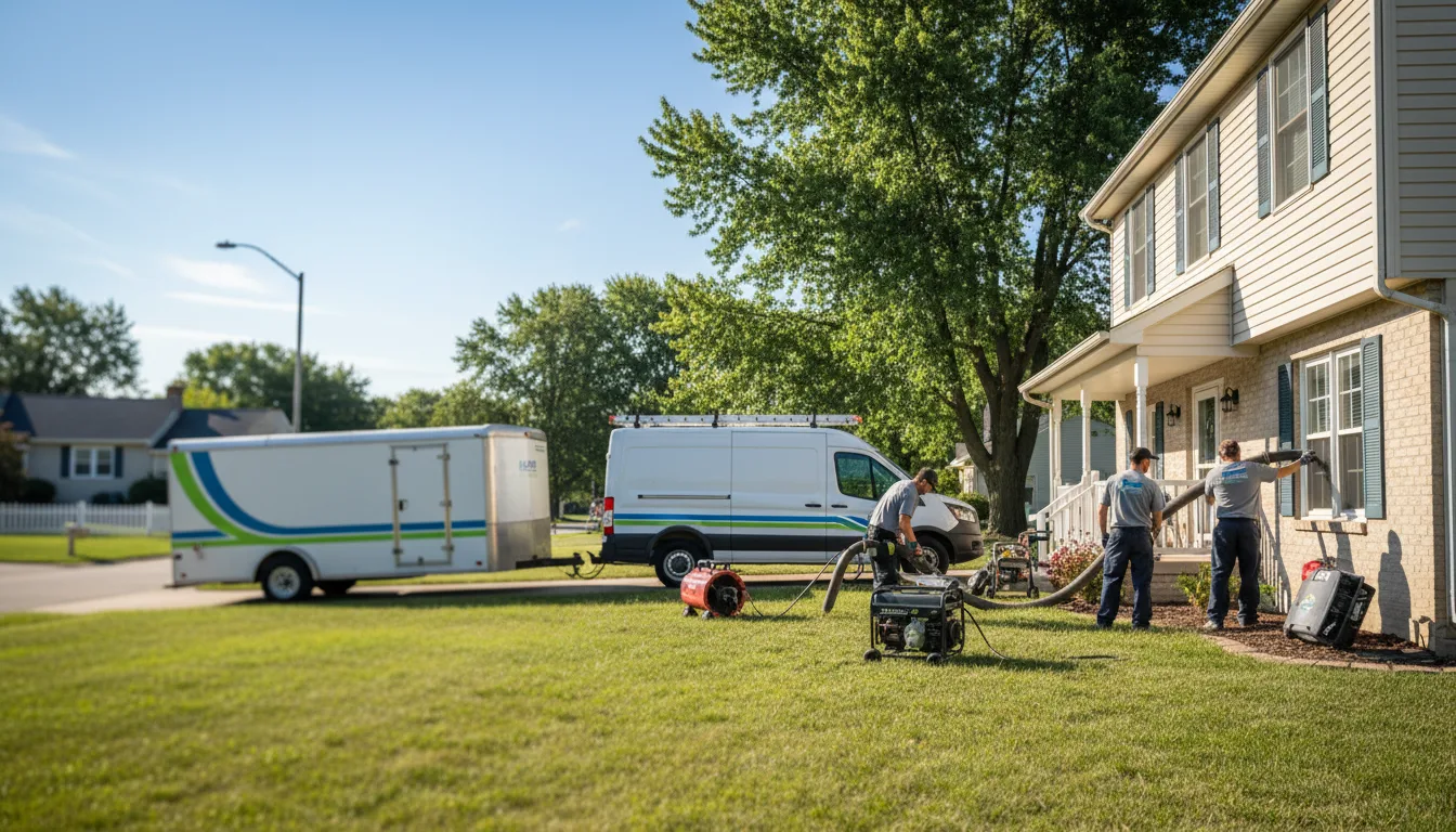 Flooded Basement Restoration And Cleanup With Repair in Marengo, IL near me